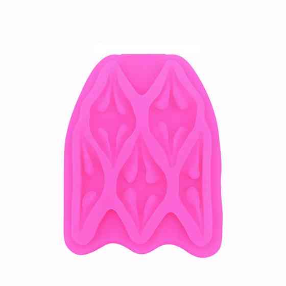 Форма силиконовая для украшения торта 95 на 75 мм розовый Киев