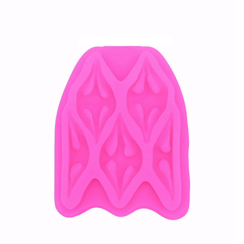 Форма силиконовая для украшения торта 95 на 75 мм розовый Киев - изображение 6