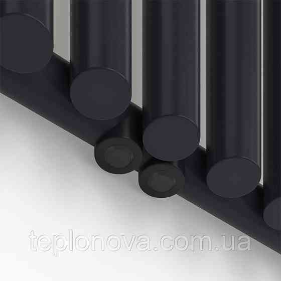Дизайнерский радиатор 1800/531 (мм) черный мат IDEALE GLORIA  (универсальное подключение) 11 9/1800/531 Черновцы