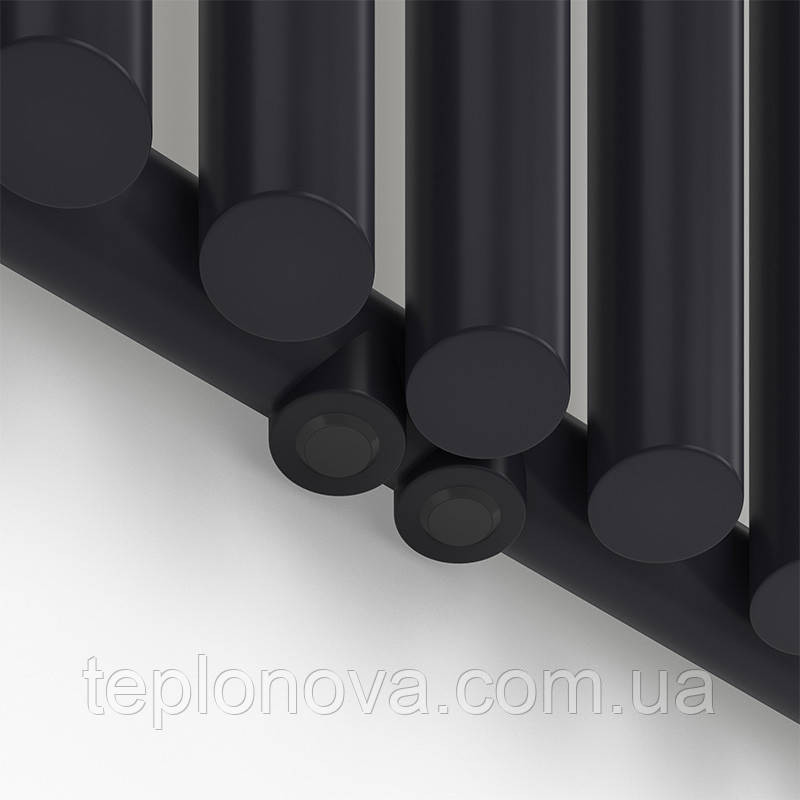 Дизайнерский радиатор 1800/531 (мм) черный мат IDEALE GLORIA  (универсальное подключение) 11 9/1800/531 Черновцы - изображение 2
