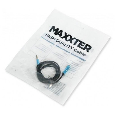 Кабель мультимедійний Maxxter 3.5 мм jack M to F 1.0m 4-pin (A-3434-1m) Вінниця - фото 2