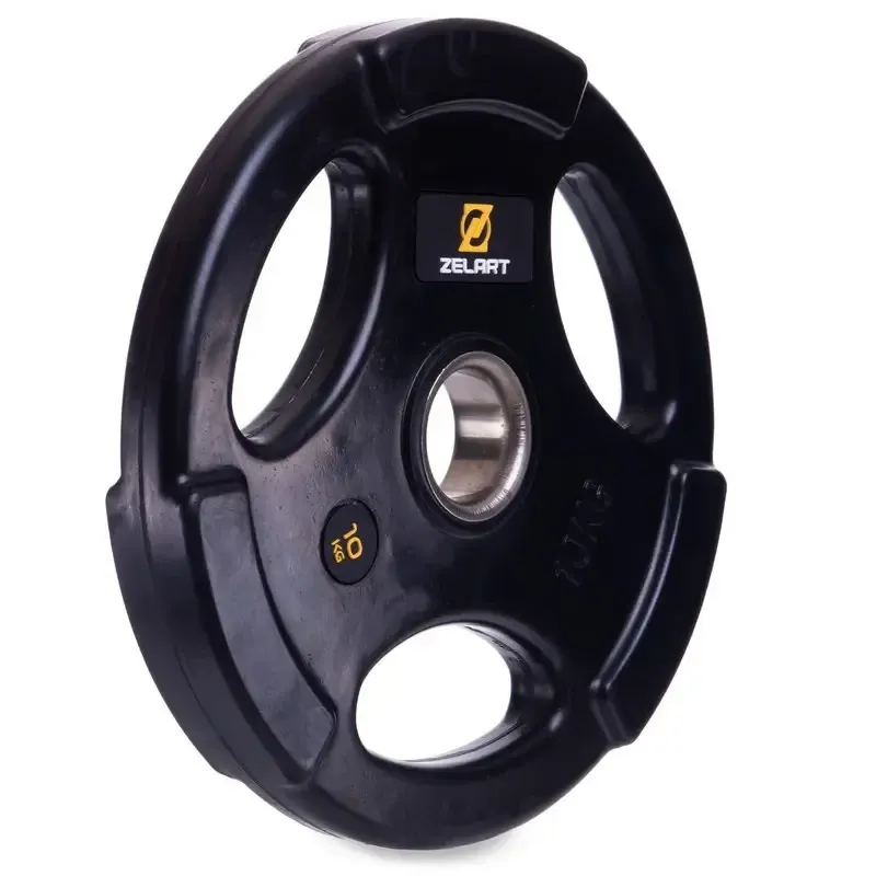 Диск прогумований 10 кг на гриф 50 мм Zelart TA-5160-10 Київ - фото 1