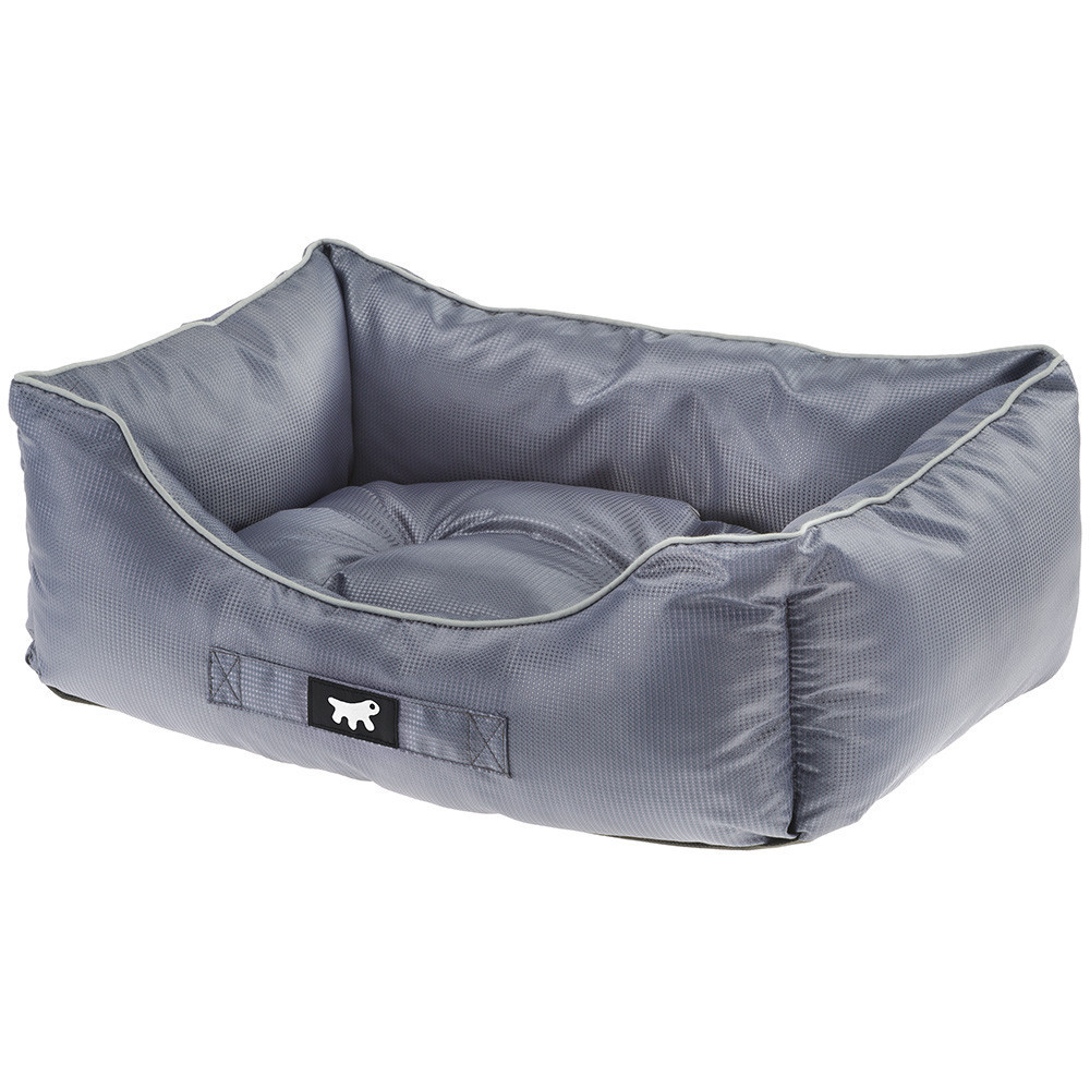 Софа-лежак для собак Ferplast Jazzy (Ферпласт Джазі) 78 x 56 x h 22 см - 80, Сірий Запоріжжя - фото 1