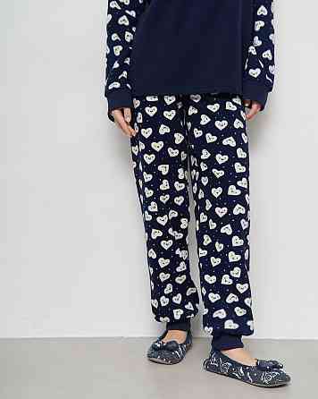 Жіночий теплий домашній костюм зі штанами Фліс - Сердечка Lady Secret 94115 L Київ