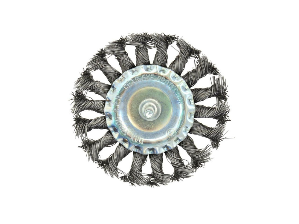 Дриля Щітка дротяна "GEKO" радіальна зі стальних сплетених дротиків 100мм Киев - изображение 3