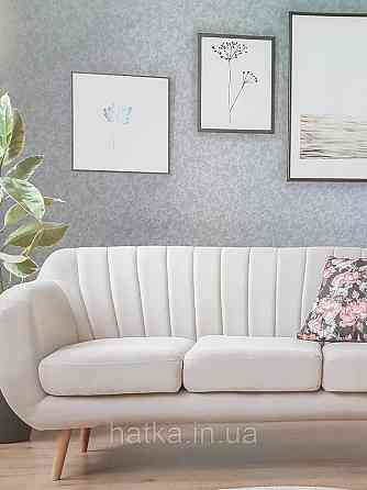 Шпалери метрові вінілові на флізеліні Sintra Structure під венеціанську штукатурку сірі сріблясті 342466 Київ