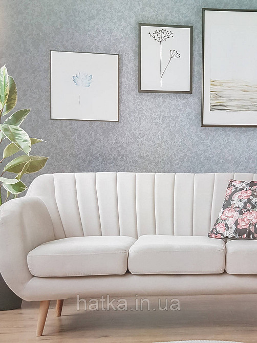 Шпалери метрові вінілові на флізеліні Sintra Structure під венеціанську штукатурку сірі сріблясті 342466 Київ - фото 1