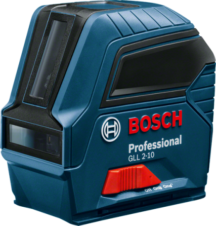 Лазерный нивелир, уровень на 2 луча до 10 м Bosch GLL 2-10 на батарейках с сумкой Киев