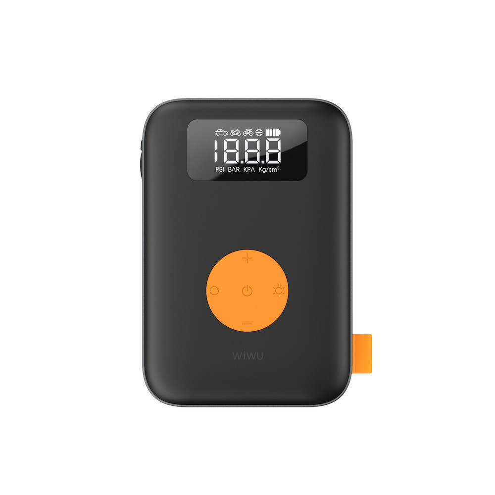 Автомобільний насос WIWU Portable Cordless Tire inflator Wi-Ai003 Black Одеса - фото 5