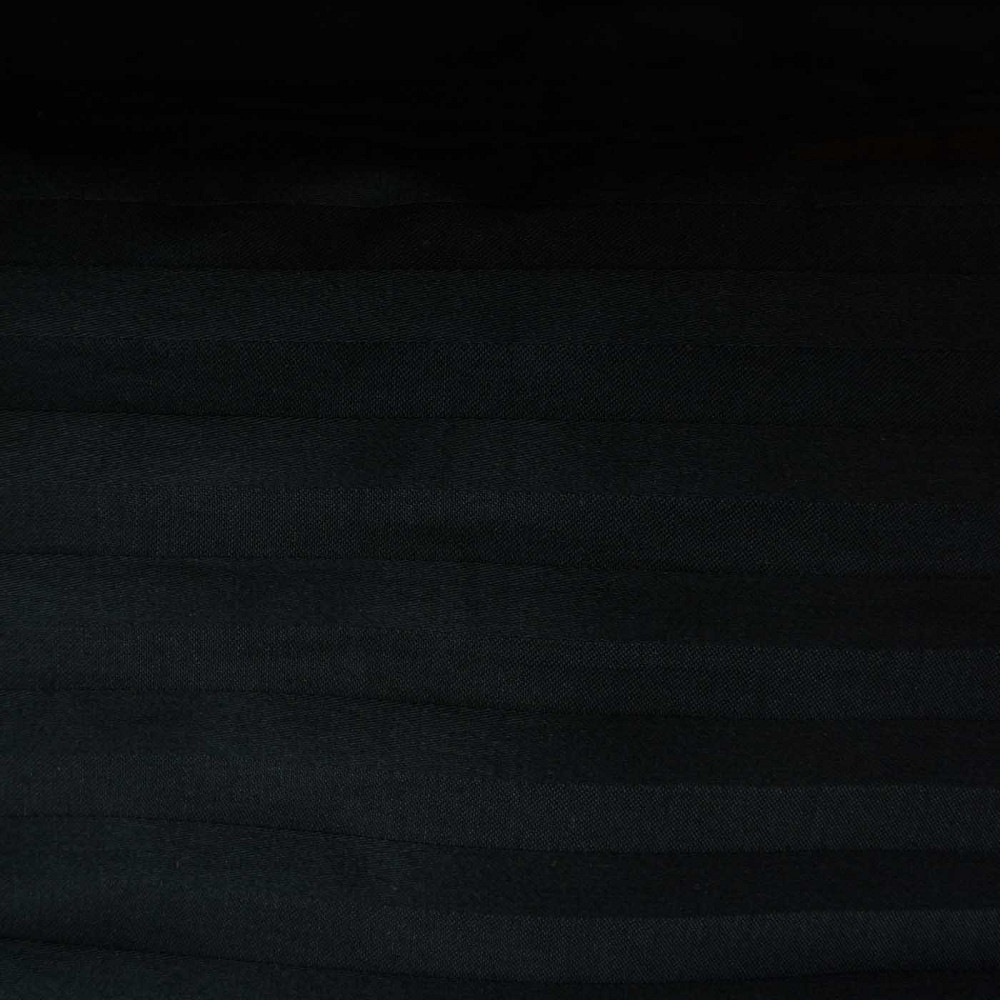 Постільна страйп сатин комплект двоспальний 125 г/м2 YouStar (Чорний) 2 х 70х70 Суми - фото 3