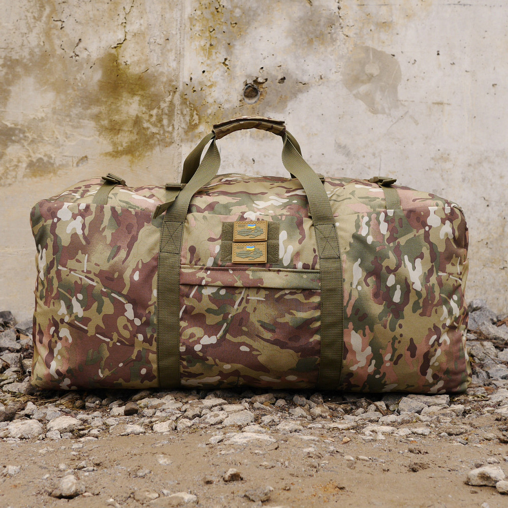 Сумка тактична 100л. Kiborg Military bag Multicam. Велика армійська сумка транспортна мультикам Київ - фото 2