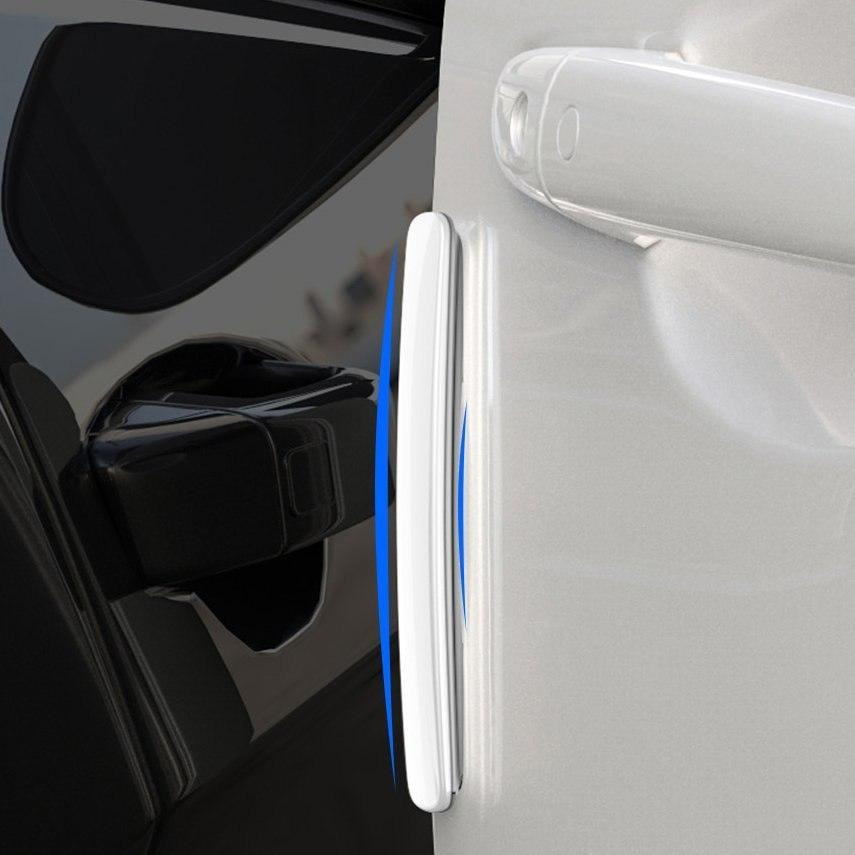 Защитная накладка для автомобильных дверей Baseus Streamlined Car Door Bumper CRFZT-02 (Белый, 4шт) Николаев - изображение 7