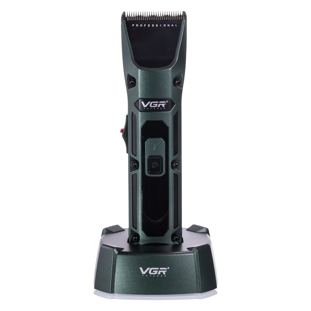 Машинка для стрижки професійна з 4 насадками VGR V-696 Київ - фото 2
