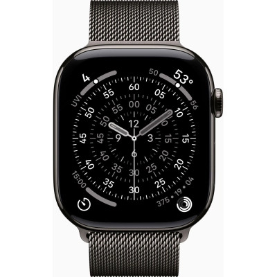 Смарт-годинник Apple Watch Series 11 GPS + Cellular 46mm Slate Titanium Case with Slate Milanese Loop - M/L (MFD44RK/A) Вінниця - фото 2