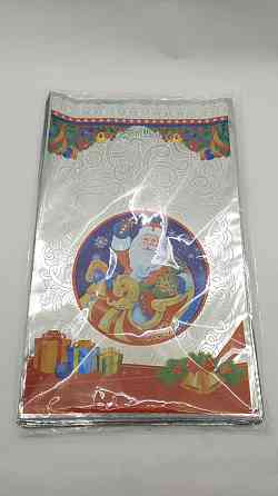 Упаковка новогодняя для конфет и подарков (25*40) №25 Новый Дед Мороз в санях (100 шт) Харьков