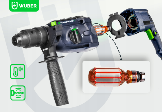 Дрель ударная 2500Вт Wuber (Польша) Киев