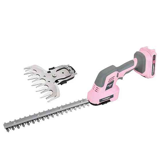 Аккумуляторные ножницы-кусторез Grosser PHS 311 20 В, 305 мм, АКБ 2 А·ч, Pink Edition Киев