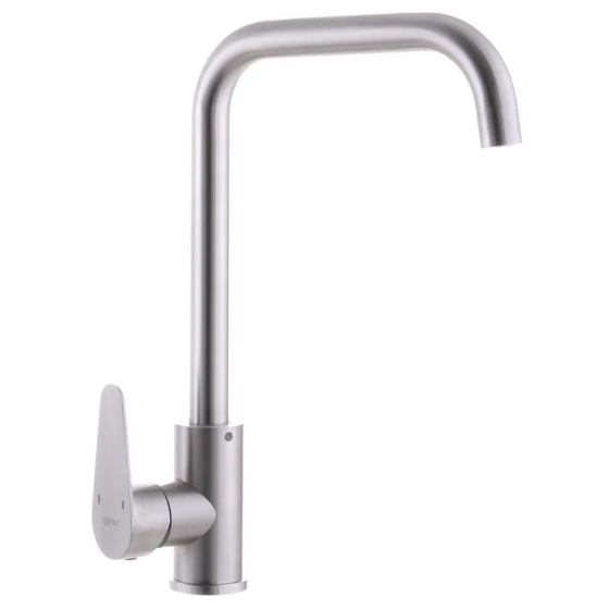 Смеситель для кухни из нерж. стали SUS304 Zerix Fox-011G (ZX3113) Киев