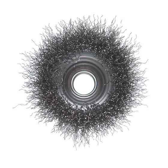 Щітка чашкова, 65 мм, M14, кручений дріт, для КШМ, 12500 об/хв INTERTOOL BT-1065 Київ