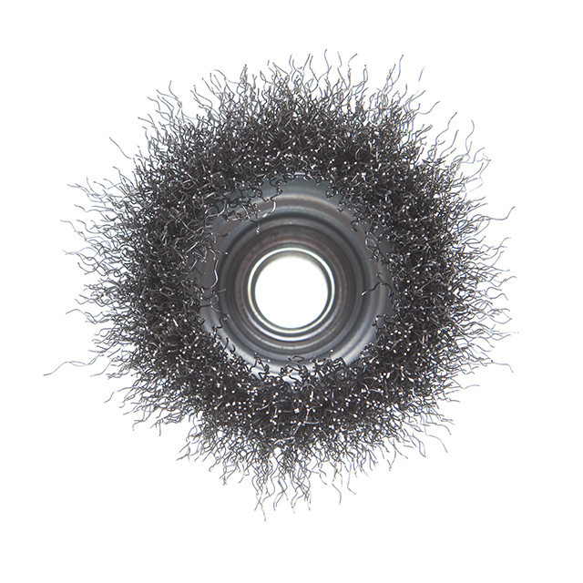 Щітка чашкова, 65 мм, M14, кручений дріт, для КШМ, 12500 об/хв INTERTOOL BT-1065 Київ - фото 2