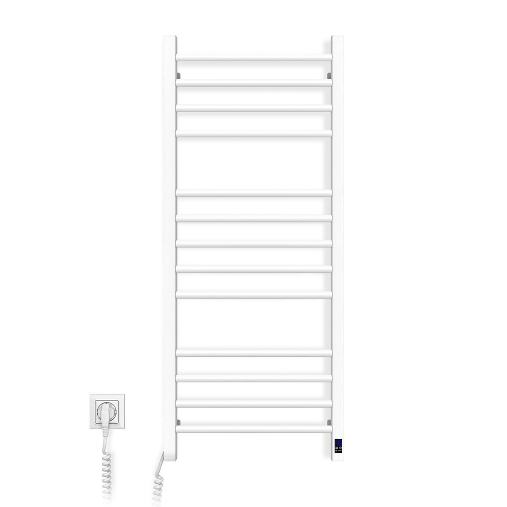 Полотенцесушитель электрический Navin Классик Квадро 500х1200 Sensor левосторонний, белый Киев - изображение 3