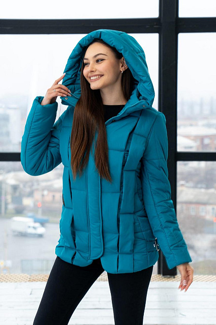 Женская стильная демисезонная курточка.  Куртка женская весна осень  44-56р Киев - изображение 6