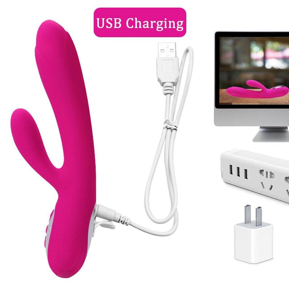 Вібратор - Joker Heating Double Vibrating Massage Stick Pink Sex Aura Київ - фото 9