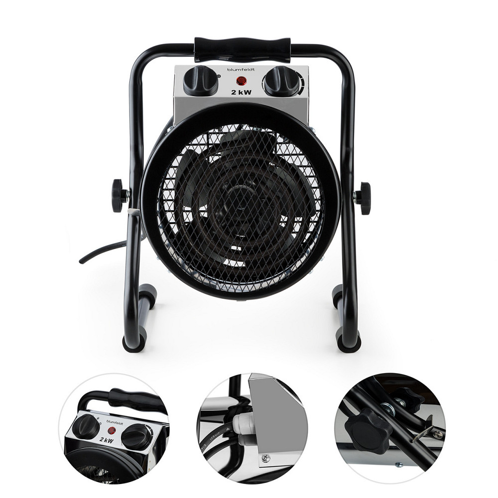 Тепловентилятор Strato тепличний нагрівач електричний тепловентилятор IPX4 2000 W (Німеччина, читати Рівне - фото 2