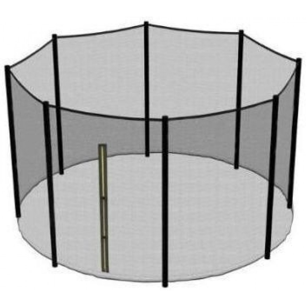 Захисна сітка для батута 404 см 8 стовпчиків, зовнішня (13 ft) Київ - фото 1