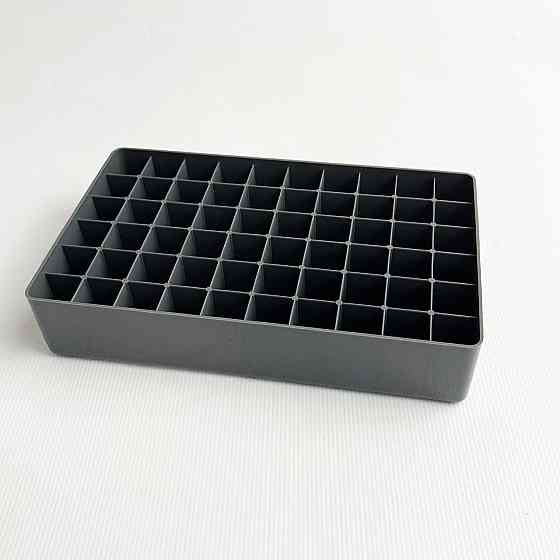 Підставка для маркерів органайзер для канцелярського приладдя 60 осередків Чорна Кам'янець-Подільський