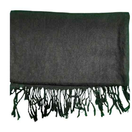 Шарф женский теплый 170 на 65 см черный Киев