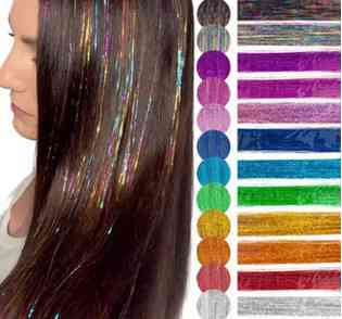 Прядь на волосы серебристая Киев