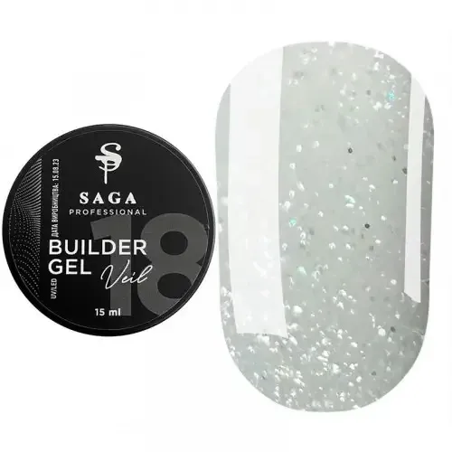 Гель для наращивания Saga Veil Gel 18 Киев
