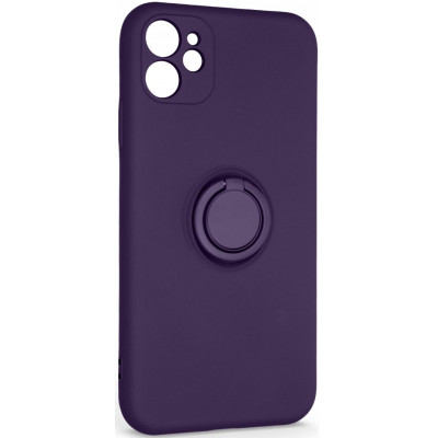Чехол для мобильного телефона Armorstandart Icon Ring Apple iPhone 11 Dark Purple (ARM68646) Винница - изображение 1