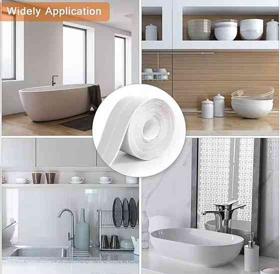 Водонепроницаемая клейкая лента длинна 3.2 м а ширина 3.8 см белый Киев