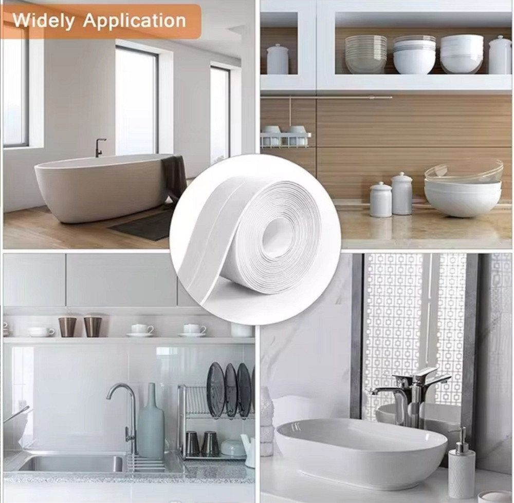 Водонепроницаемая клейкая лента длинна 3.2 м а ширина 3.8 см белый Киев - изображение 2