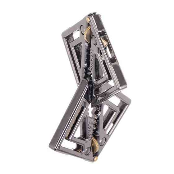 Затискачі для сосків із важкою підвіскою LOCKINK Adjustable Nipple Clamps with Heavy Pendant — Grey Sex Aura Київ