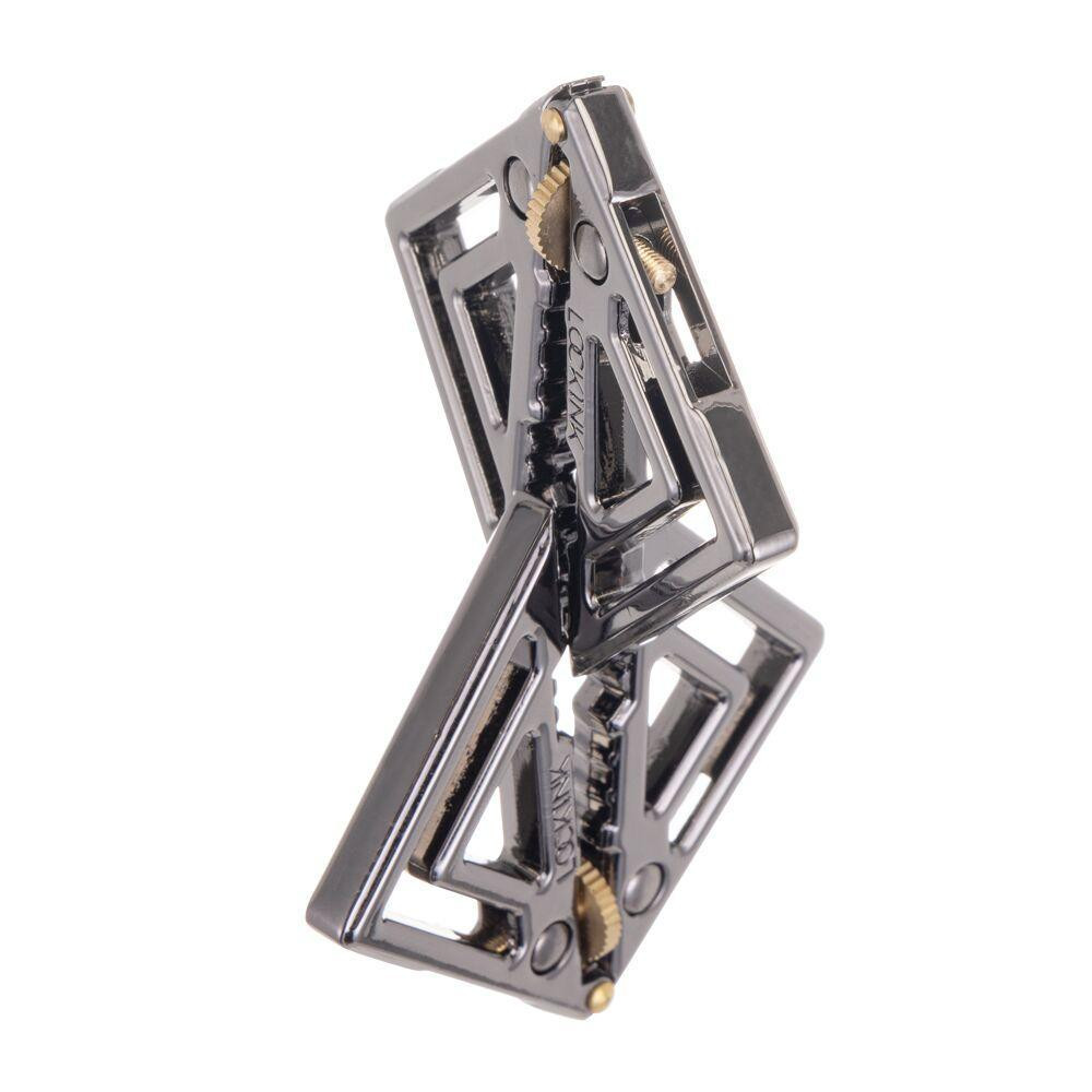 Затискачі для сосків із важкою підвіскою LOCKINK Adjustable Nipple Clamps with Heavy Pendant — Grey Sex Aura Київ - фото 5