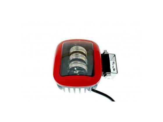 Світлодіодна фара AllLight 30W (A) 3chip spot 9-30V КВАДРАТНА (RED) Харків