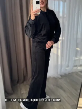 Жіночий велюровий костюм кофта на блискавці та штани Одеса