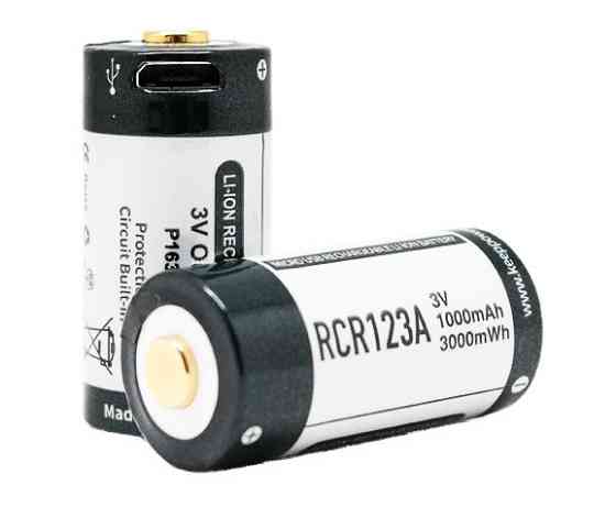 Аккумулятор 16340 Keeppower 3V 1000mAh + micro USB (P1634U2) Киев