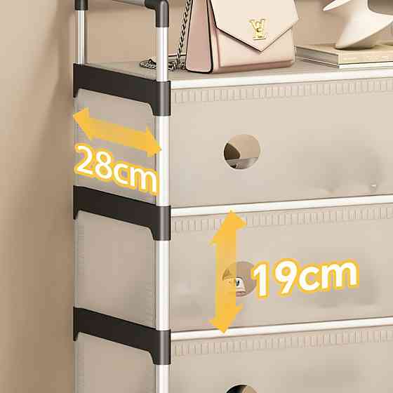 Напольная вешалка с полкой для обуви,180х62х28см,Dx6205b,Белая SBR Киев