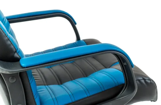 Офісне Крісло Керівника Richman Atlant Fly 2230-2227 Підлокітник Річ Пластік М3 MultiBlock Чорно-синій Київ