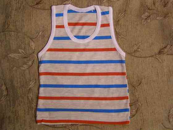 Майка детская в полоску 90 см разноцветный Киев