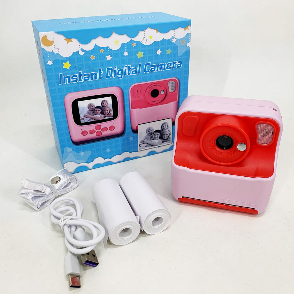 Дитячий цифровий фотоапарат з миттєвим друком фото, Камера для дітей з миттєвим друком фото DA-90 Львів - фото 8