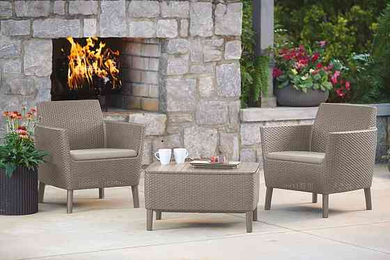 Комплект садой мебели Keter Salemo balcony set, капучино Киев