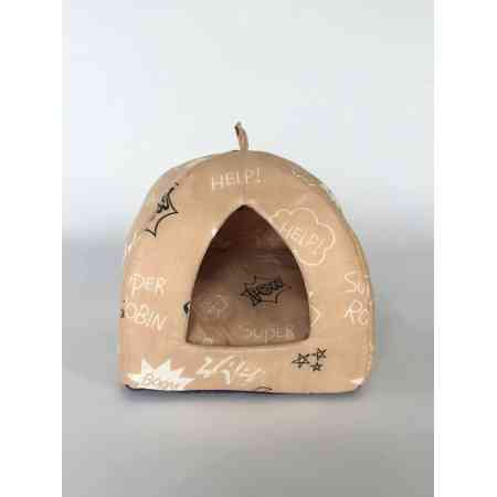 М'який будиночок для домашніх тварин собак та котів 1352 S (35*35*40см), Бежевий Киев