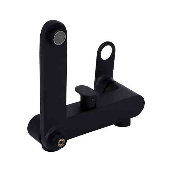 Душевая система для душа Qtap Jay на три потребителя (с изливом) QTJAY111BLM45549 Black Matt, латунь Харьков