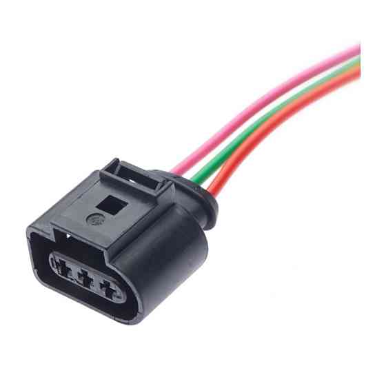 Роз'єм конектор с проводом, 3-кон., 1717696-1, 1J0973723, 42034304212230 VAG Германия, Audi, Bugatti, Porsche, Seat, Skoda, VW Київ