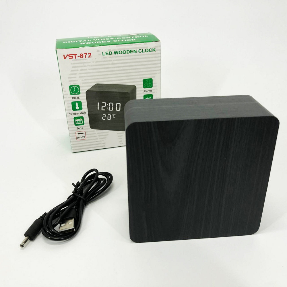 Часы с дисплеем температуры и влажности воздуха VST-872-6, Часы электронные с яркими EP-846 цифрами настольные Киев - изображение 10